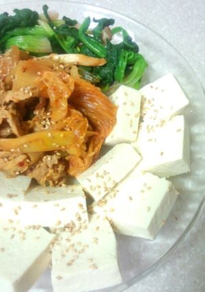 つまみもおかずにもぴったり!豆腐キムチ-レシピのメイン写真