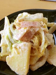 白菜とじゃがいもの味噌マヨサラダ☆-レシピのメイン写真