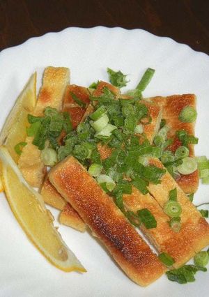 極超簡単・焼き薄揚げの塩＆レモン-レシピのメイン写真