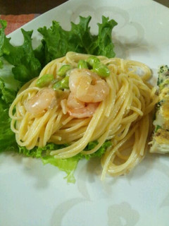 海老と枝豆のクリームパスタ☆-レシピのメイン写真