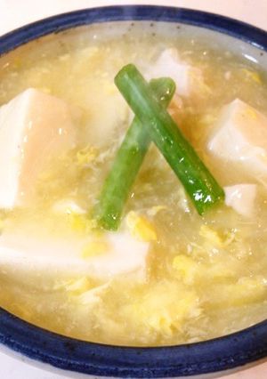 ヘルシー！ささみと豆腐の春雨スープ♪-レシピのメイン写真