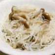 糸こんにゃくと大根のペペロンチーノ