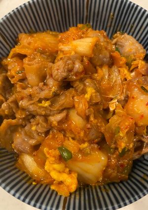 豚キムチ丼-レシピのメイン写真