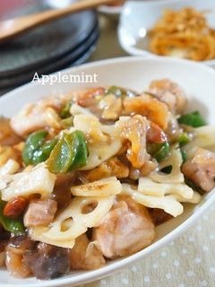 鶏肉と蓮根のカシューナッツ炒め-レシピのメイン写真