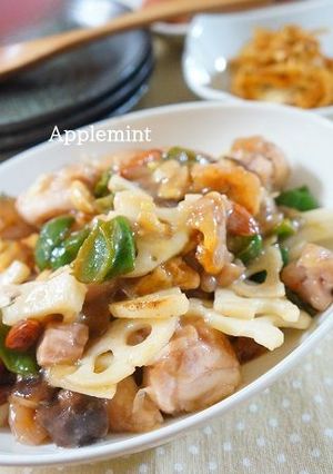 鶏肉と蓮根のカシューナッツ炒め-レシピのメイン写真