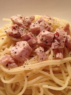 混ぜるだけ!スモークまぐろスパゲティー-レシピのメイン写真