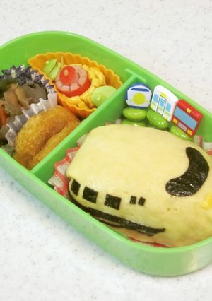 ドクターイエロー キャラ弁当-レシピのメイン写真