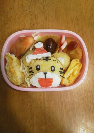 しまじろう☆サンタ★キャラ弁-レシピのメイン写真