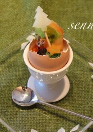 クリスマスアンティパスト卵のショーフロア-レシピのメイン写真