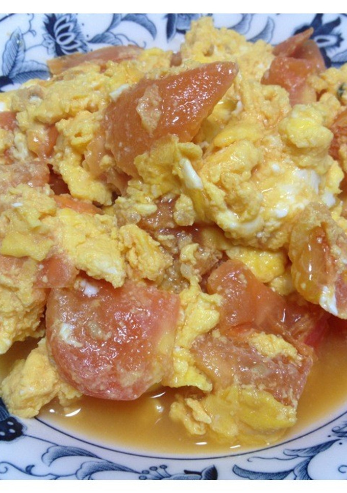 ふんわ～り　トマトと卵炒め物-レシピのメイン写真