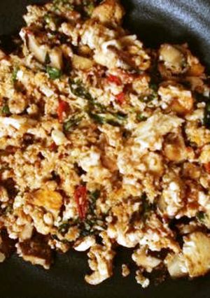 5分で簡単副菜＊中華風味の豆腐炒め-レシピのメイン写真