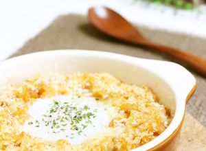 簡単ランチ＊巣ごもり卵のケチャップライス-レシピのメイン写真