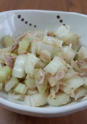 セロリと桜エビのツナ和え-レシピのメイン写真