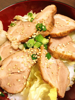 ふっくら♫焼豚丼-レシピのメイン写真
