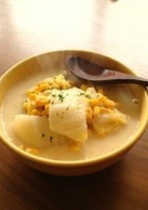 ヘルシー☆白菜とコーンの食べるスープ-レシピのメイン写真