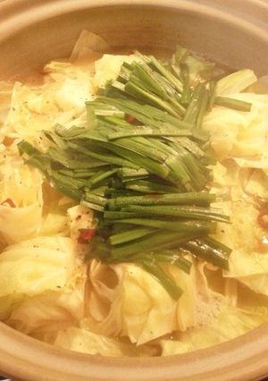 おうちで作るお野菜たっぷりモツ鍋-レシピのメイン写真