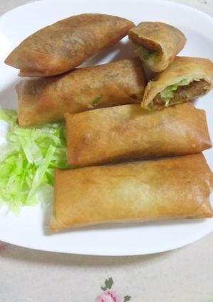 余ったカレーでカレー春巻♪-レシピのメイン写真