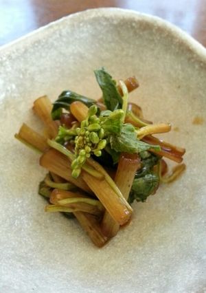 わさびの花の酢醤油漬け-レシピのメイン写真