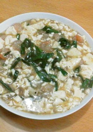 えび・ホタテ・イカの旨味たっぷり麻婆豆腐-レシピのメイン写真