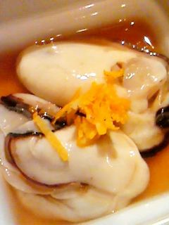 柚子の香りでいただく酢牡蠣-レシピのメイン写真