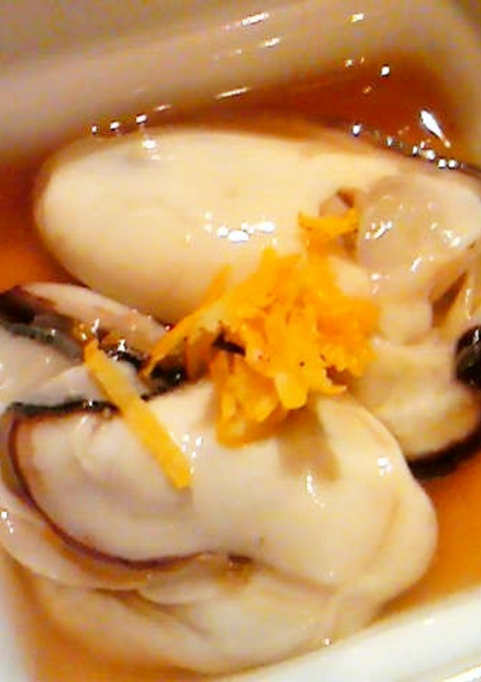 柚子の香りでいただく酢牡蠣-レシピのメイン写真
