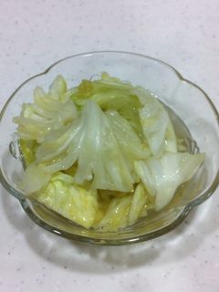 カレー、ハヤシにぴったりキャベツの酢漬け-レシピのメイン写真
