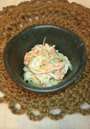 カニかまサラダ♪-レシピのメイン写真