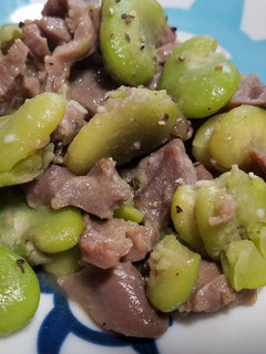 砂肝とそら豆炒め-レシピのメイン写真