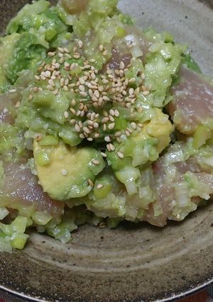 刺身を塩麹で！混ぜるだけ簡単！！-レシピのメイン写真