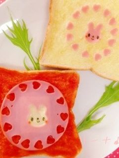 かわいいトースト♪-レシピのメイン写真