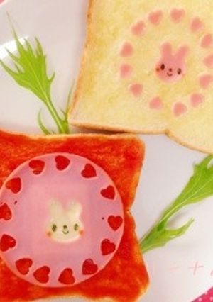 かわいいトースト♪-レシピのメイン写真
