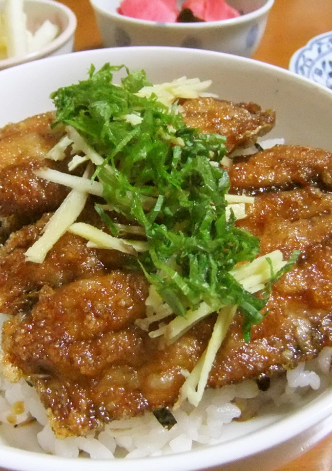 ザクッと揚げて♪いわし丼-レシピのメイン写真
