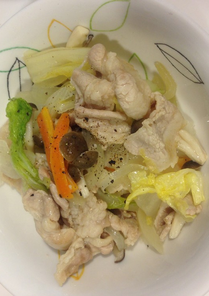 簡単っす！白菜と豚バラのほっこり炒め煮-レシピのメイン写真