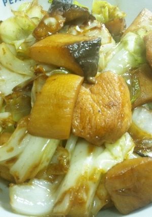 【鶏肉とエリンギのバター醤油炒め】-レシピのメイン写真