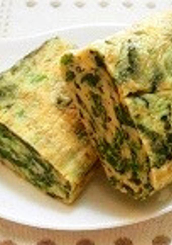 お弁当にほうれん草の玉子焼き-レシピのメイン写真