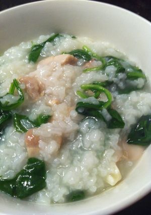 鶏肉の中華がゆ-レシピのメイン写真