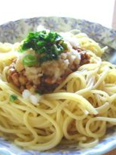 納豆おろしスパ。-レシピのメイン写真