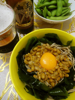 あなたはわかめ蕎麦名人!!-レシピのメイン写真