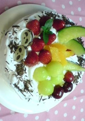 Birthdayケーキ♪-レシピのメイン写真