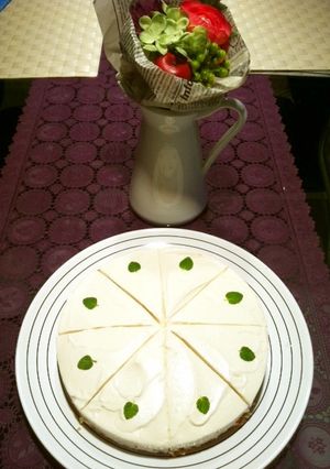 レア＆ベークドde贅沢Wチーズケーキ-レシピのメイン写真