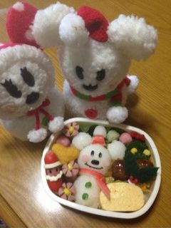 クリスマス ミッキー キャラ弁-レシピのメイン写真