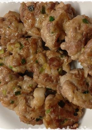 ｼﾞｭｰｼｰ♪豚こまのﾊﾝﾊﾞｰｸﾞ-レシピのメイン写真