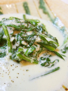 ほうれん草のアンチョビ豆乳煮-レシピのメイン写真