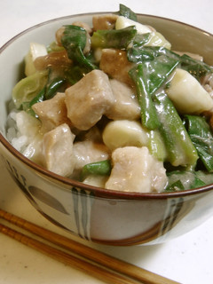 旨い!!ねぎ豚コロコロ丼*-レシピのメイン写真