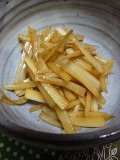 大根の皮できんぴら-レシピのメイン写真