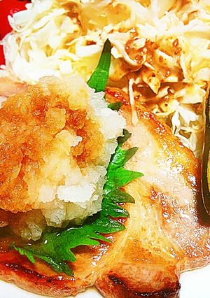 【簡単】和風 大葉とおろしのポークソテー-レシピのメイン写真
