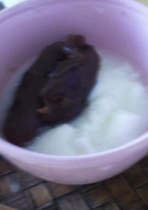 うんまっ♪まぜるだけ、あんこヨーグルト-レシピのメイン写真