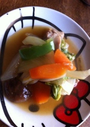 鶏と野菜のすき焼き風煮込み♪-レシピのメイン写真