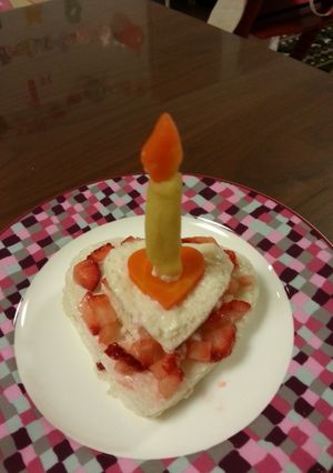 乳・卵アレルギーのバースデーケーキ-レシピのメイン写真