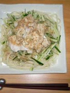 棒々鶏~うどん-レシピのメイン写真